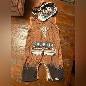 Baby western onesie